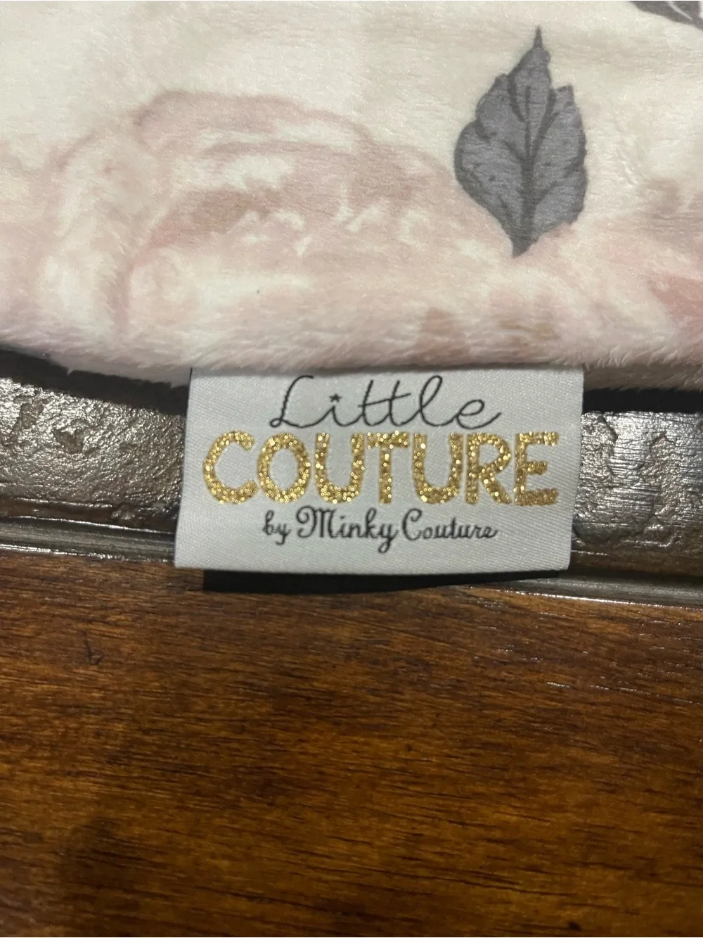 Little Couture by Minky Couture Vintage Rose Blush Sleeveless Baby Sleep Sack